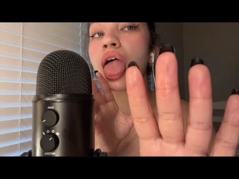 ASMR | Spit painting on you 💧