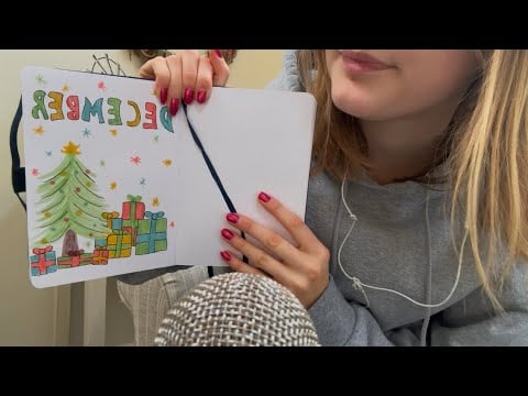 ASMR December Bullet Journal Spread 🎄