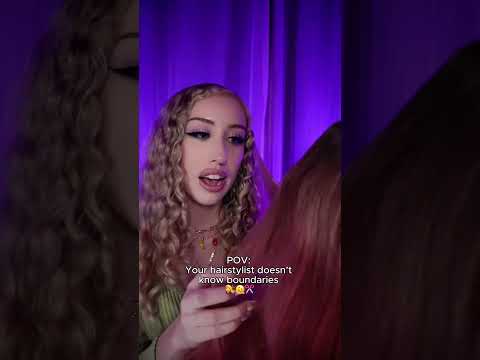 She gave you layers and trauma 💇‍♀️💔 #asmr #asmrsounds #asmrvideo #asmrroleplay #personalattention