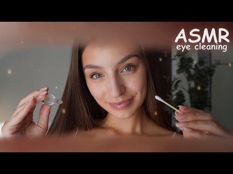 Your Eyes Deserve This ✨🤍 Gentle Eye Cleaning ASMR for sleep 🛌