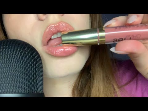 ASMR |💋 Close Up - Lip-Gloss Application & Tingly Mouth Sounds 💋