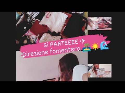 🇮🇹 SI PARTEEEE ✈ DIREZIONE FORMENTERA 🏖 VLOG *prepariamo la valigia* #formentera2020 #siparte