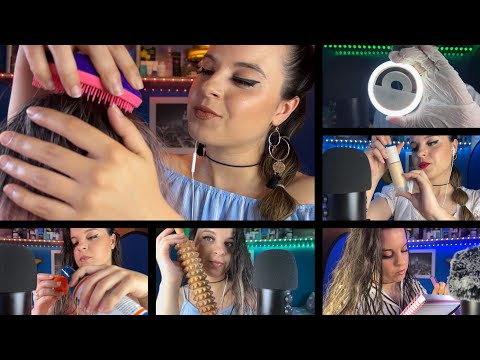 ASMR Roleplay Mix (Maquilladora, Oculista, Peluquera, Dentista, Masajista, Psicóloga)