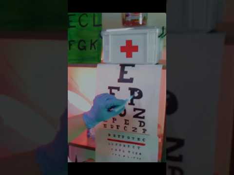 ASMR Eye Test 👀 Snellen chart #shorts