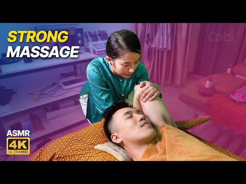 ASMR 🔥 I eliminated stress instantly | strong massage combined with stretching for relaxing