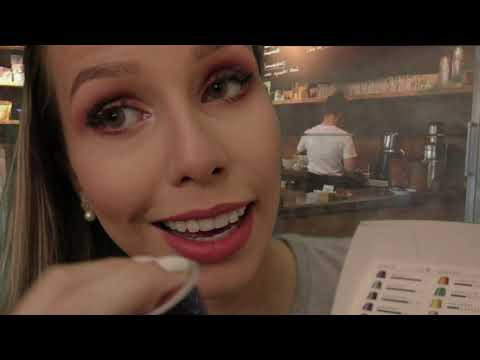 ASMR ROLEPLAY CAFETERIA - Bruna ASMR