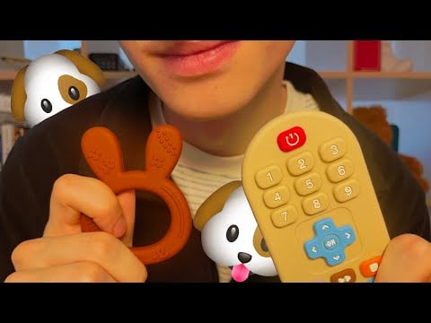 asmr but you are a puppy 🐶 chew toys & praise