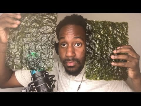 ASMR Giant Piece Of Seaweed Review