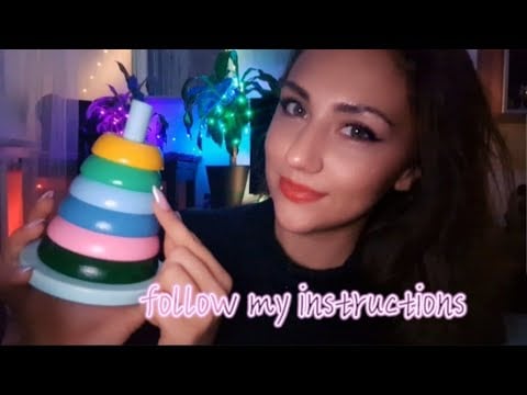 [ASMR ENG] FOLLOW MY INSTRUCTIONS 😴🧐 (whispering, tapping on balloons 🫣)