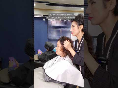 DIGITAL SETTING PERM  Soft Waves, Precise Technique