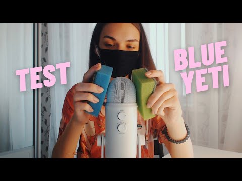 НОВЫЙ МИКРОФОН ДЛЯ АСМР | РАСПАКОВКА BLUE YETI | NEW MICROPHONE FOR ASMR | UNPACKING BLUE YETI +TEST