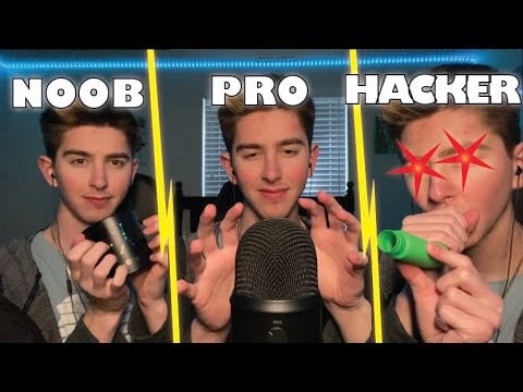 Noob vs Pro vs Hacker ASMR