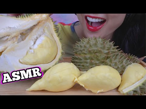 ASMR WHOLE DURIAN *KING OF FRUITS (SOFT RELAXING EATING SOUNDS) NO TALKING | SAS-ASMR