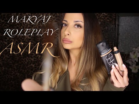 ASMR ROLEPLAY | MAKYAJINI YAPIYORUM💕| DOING YOUR MAKE UP | TÜRKÇE ASMR