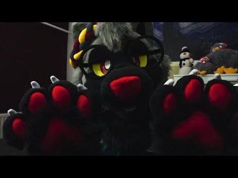 [Furry ASMR] Mic Brushing and Paw Movements 🐾 | Cozy Tingles & Visual Triggers