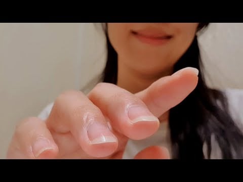 ASMR 20+min Camera Lens Tapping (No Talking) 🦢 face touching, nail tapping, sleep,repetitve rhythmic