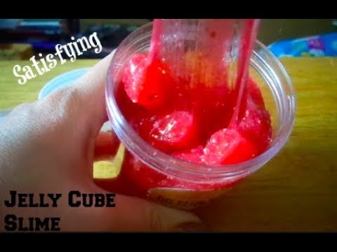 Jelly Cube Slime ASMR (Satisfying)
