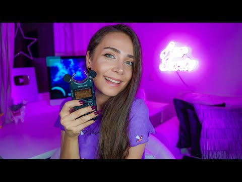 ASMR | Tascam Yakın Fısıltı 😴Ağız Sesleri 🗣 | Biraz da Dertleşelim💜 | Türkçe ASMR