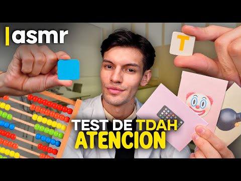 asmr ROLEPLAY test de atención TDAH en español para DORMIR