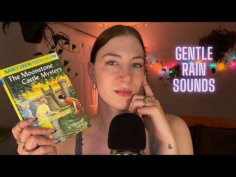 ASMR Clicky Whispers 😴 Relaxing Reading While It Rains | CH 17 & 18