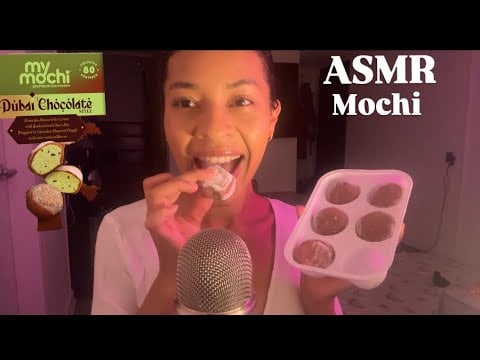 ASMR| Probando Mochi sabor Dubái chocolate… ¿vale la pena? 👀🍫 (Sonidos intensos) 