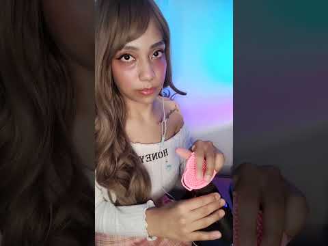 ASMR ESCOVINHA NO MICROFONE, BRUSHING MIC #asmr