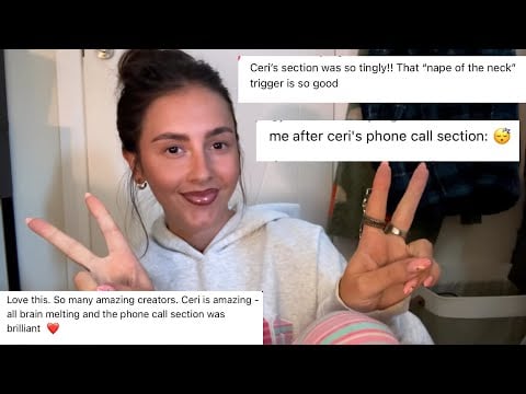 ASMR- Making a custom video for Mumma Mic🤍 (nape of the neck, phone call, measuring etc.) 
