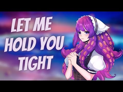 Kraken goddess wraps you up in her tentacles (F4A) [ASMR] [Ear cupping] [Water sounds]