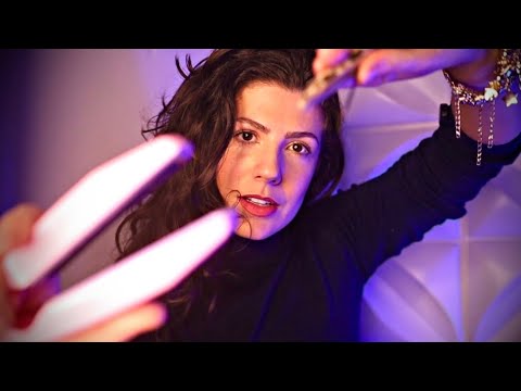 ASMR | PENTEADO COM TRANÇA ,CLIPES,ELÁSTICO DE BORRACHA E PRANCHA