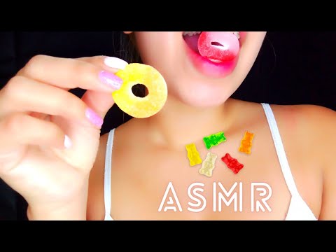 ASMR - Comiendo muchas gomitas deliciosas 😋 (Eating sounds)