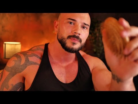 ASMR Comfort You While You Sleep (Safe Space ASMR) Face Treatment - Massage - Hair Brushing - Relax