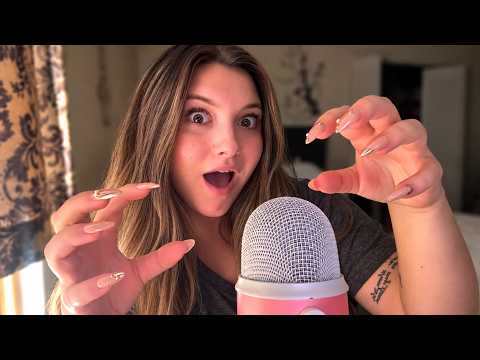 ASMR FOR PPL WHO ❤️ BARE MIC TRIGGERS SCRATCHING, GRIPPING, TAPPING + TINGLY MOUTH SOUNDS & RAMBLES