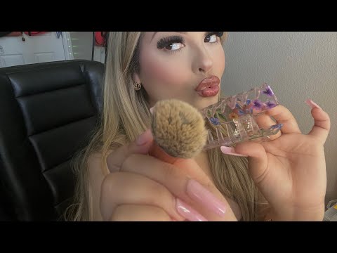 ASMR Doing Your Finishing Touches 🧚🏼‍♀️💄✨ Hair & Makeup Fixing