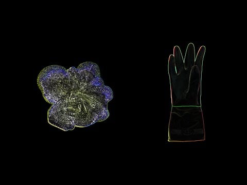 ASMR – 63 Shower puff & Rubber gloves [No talking] [Layered]