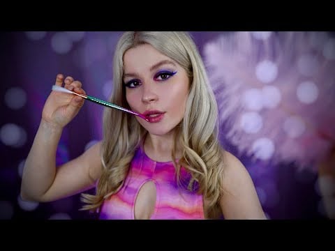 ASMR relaxation for a tired space traveler ✨ Roleplay, personal attention, face touching, visuals