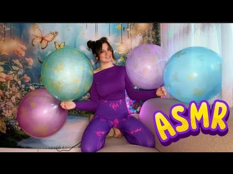 ASMR | Testing My New Gemar Balloons - Super Squeaky 😱🩷