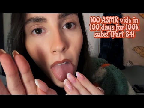 ASMR- Slow and fast spit painting so everyone gets tingles❤️‍🩹