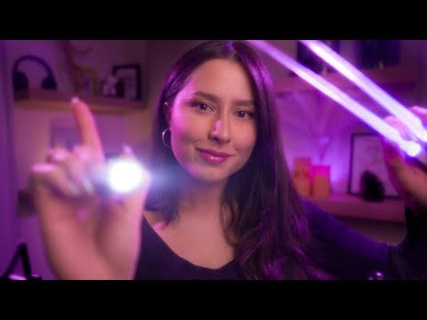 ASMR Up-Close Light Triggers for Sleep ✨ Flashlight, Candle, Whispers, Fiber Optic Light & Visuals
