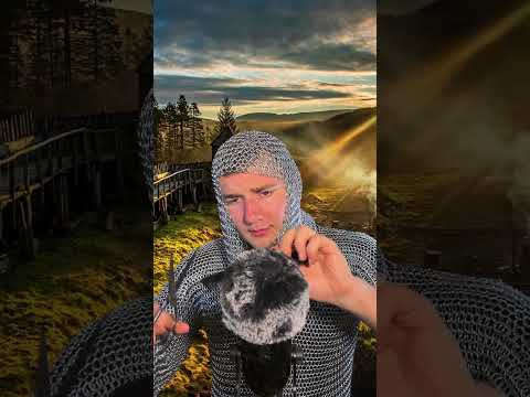 Medieval knights gives you a haircut #asmr
