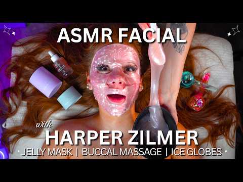 Harper Zilmer's Deep Sleep ASMR Facial (Slime Mask and hair play) 💤#asmr
