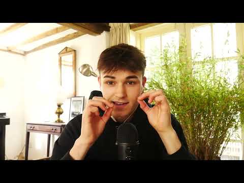 gentle stuttering + inaudible whispering ASMR