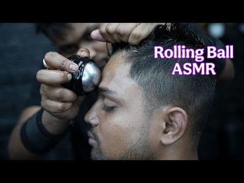 Head Massage Heaven: Rolling Ball Technique for Stress-Free You | Scratching & Tapping ASMR Therapy