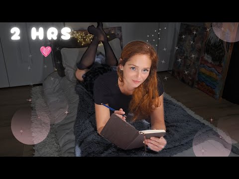 [ASMR] 💙 All Night With Your Crush💙 (2 HRS)