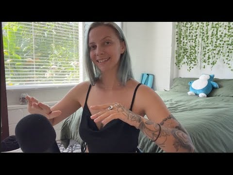 asmr finger flutters no whispers 🦋