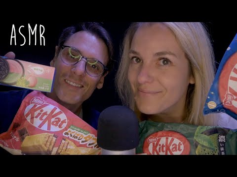 ASMR FR 😋 ASMR en couple - Dégustation de snacks asiatiques