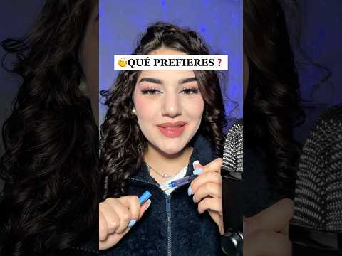Jugamos a ¿QUÉ PREFIERES? 🧐 #asmr #quéprefieres