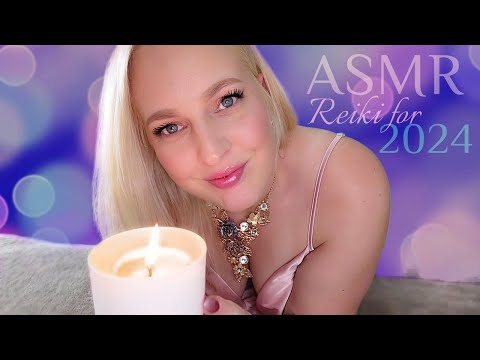 ASMR Reiki for NEW YEAR 2024 Affirmations 🍀 Luck, Love & Prosperity 🙏✨