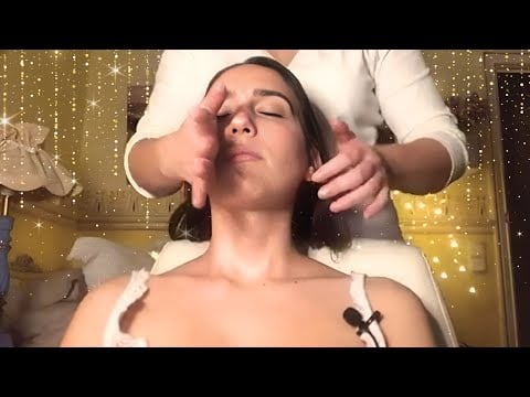 Crunchy Foam Face Massage ASMR 💭✨ | Hydrating Skincare Sounds | Relaxing & Gentle