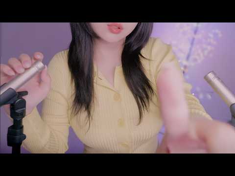 ASMR Slow & Gentle Tingly Sensitive Trigger Words & Mic Tapping