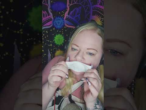 Sticky tape sounds #asmr #mouthsounds  #relax #asmrvideo #tingles #sticky #tape #nails